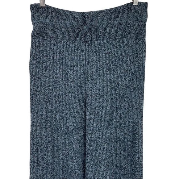 Athleta Reverie Sweater Pant Blue Wicking Breathable Wide Leg Women Small Warm - Picture 3 of 8